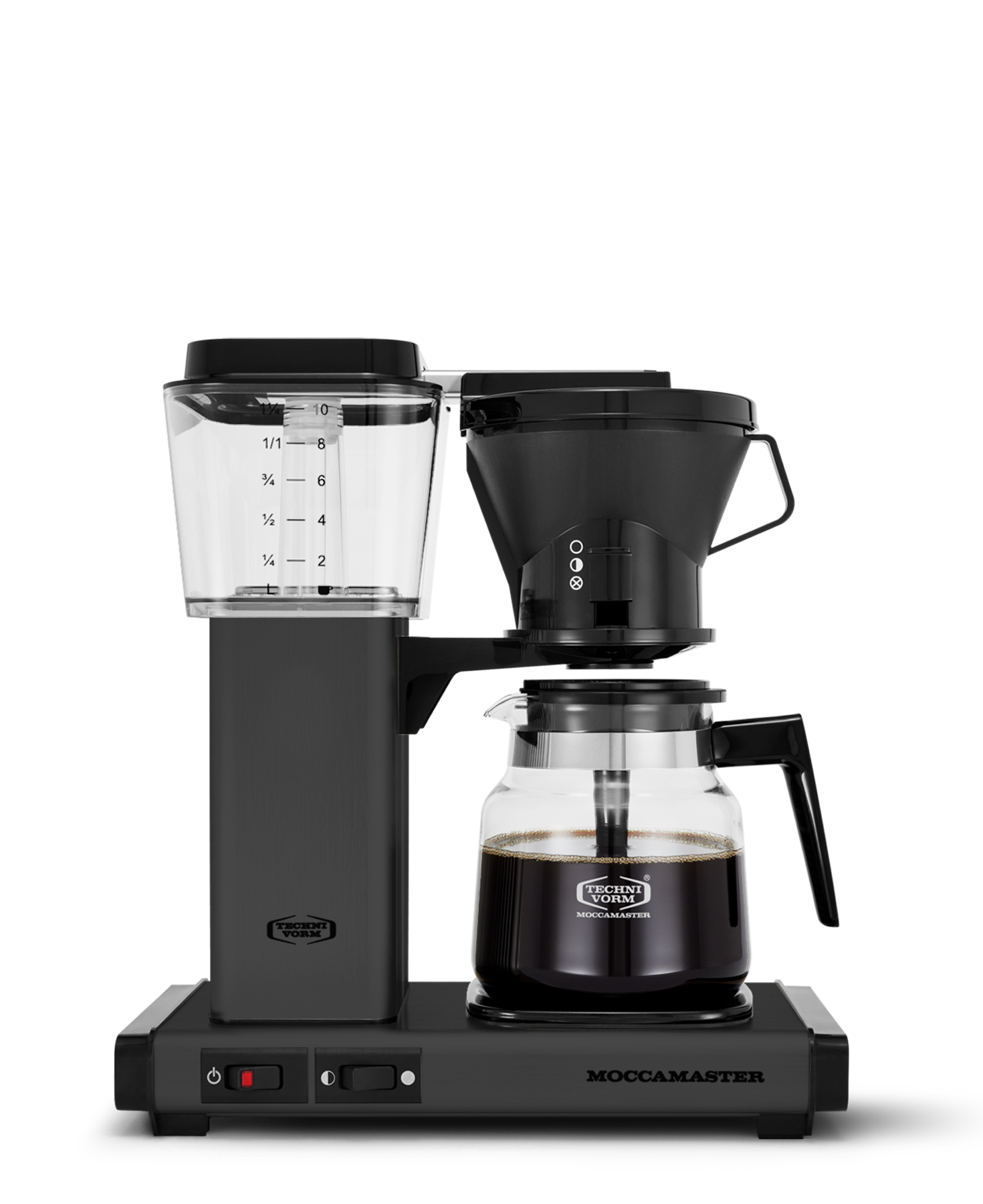 Ratio Eight Coffee Maker - Matte Black with Walnut